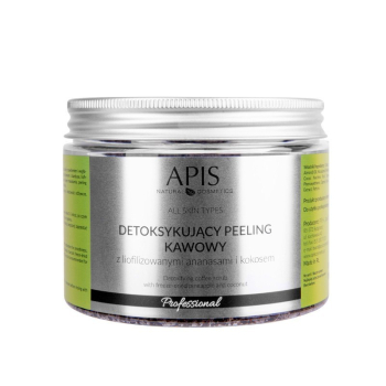 APIS Detoksujący peeling kawowy Ananas 300g Activ